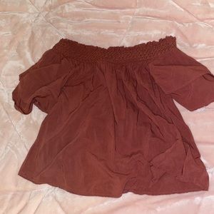 Short Sleeve off the shoulder top